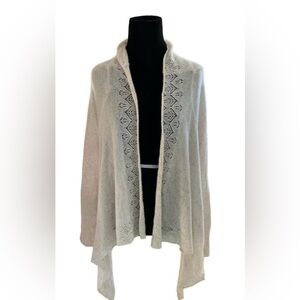 EUC Cream Cashmere Cardigan, Large